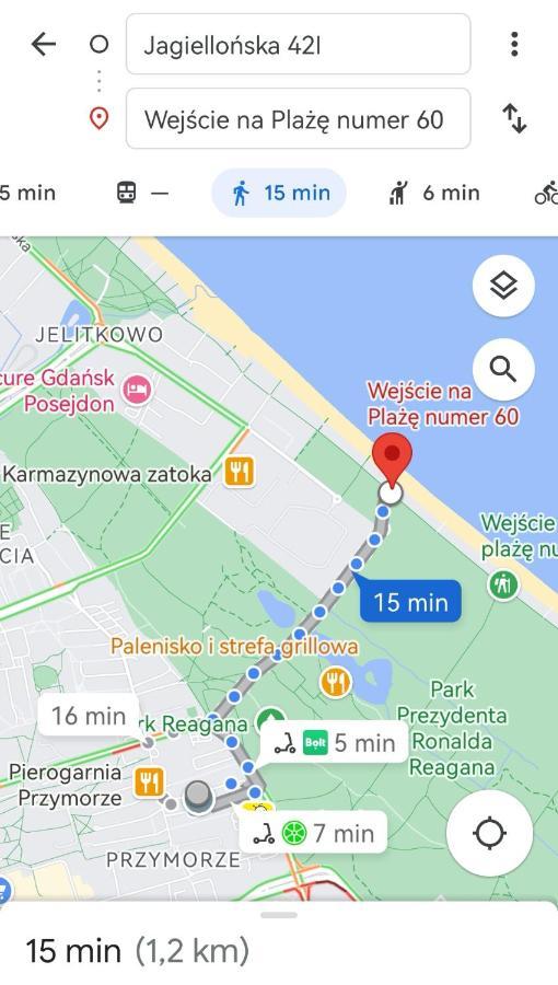 Mieszkanie Przy Morzu Гданьск Экстерьер фото